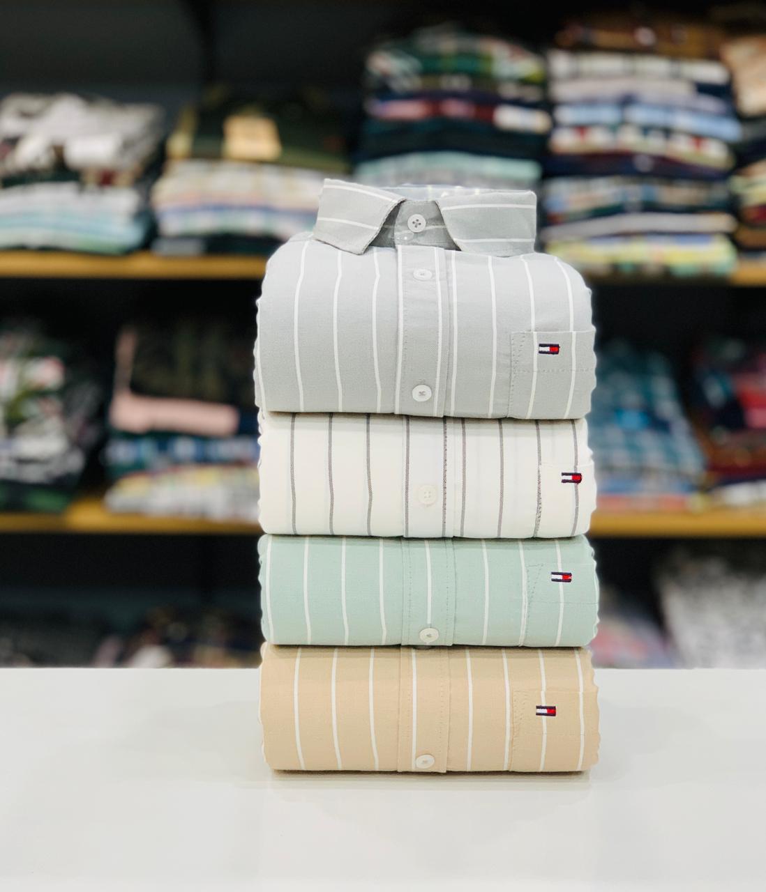 Men's Oxford Fabric Lining Shirts Combo