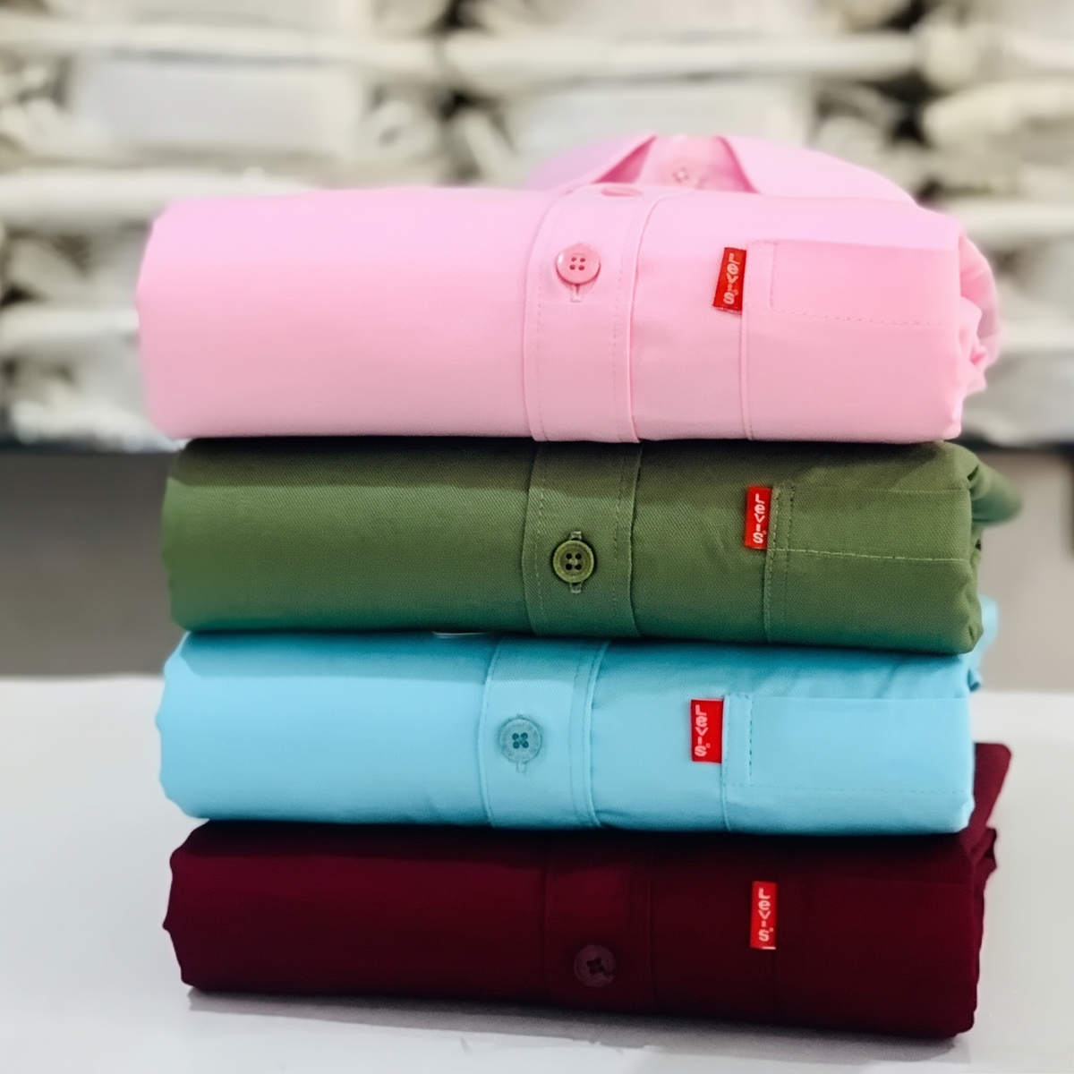Plain Solid Shirts for Men – Combo Set of 4