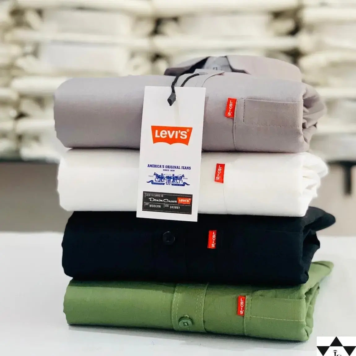 Levi's Plain Shirts Combo (Pack of 4)