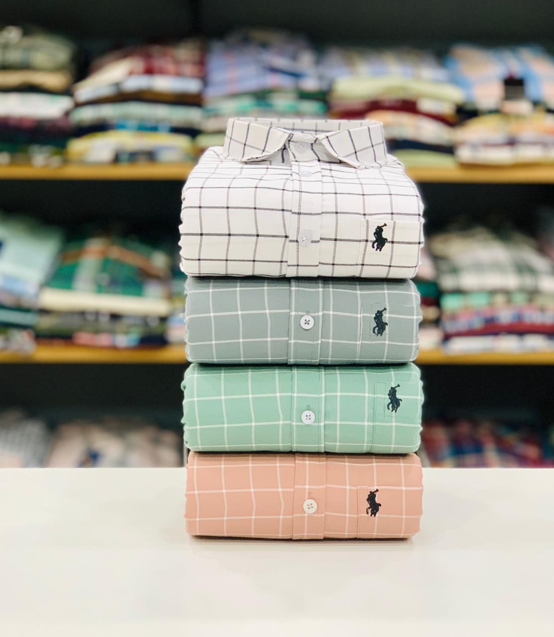 Oxford Cotton Checked Shirts Combo_4