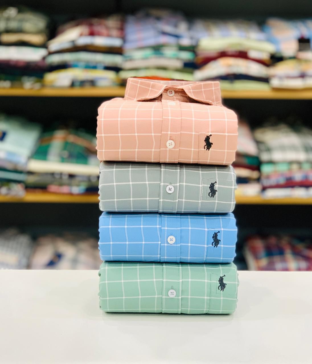 Oxford Cotton Checked Shirts Combo_7
