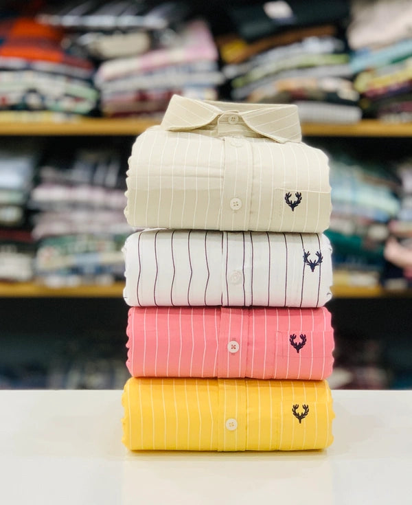 Allen Solly Lining Shirts Combo - Pack of 4