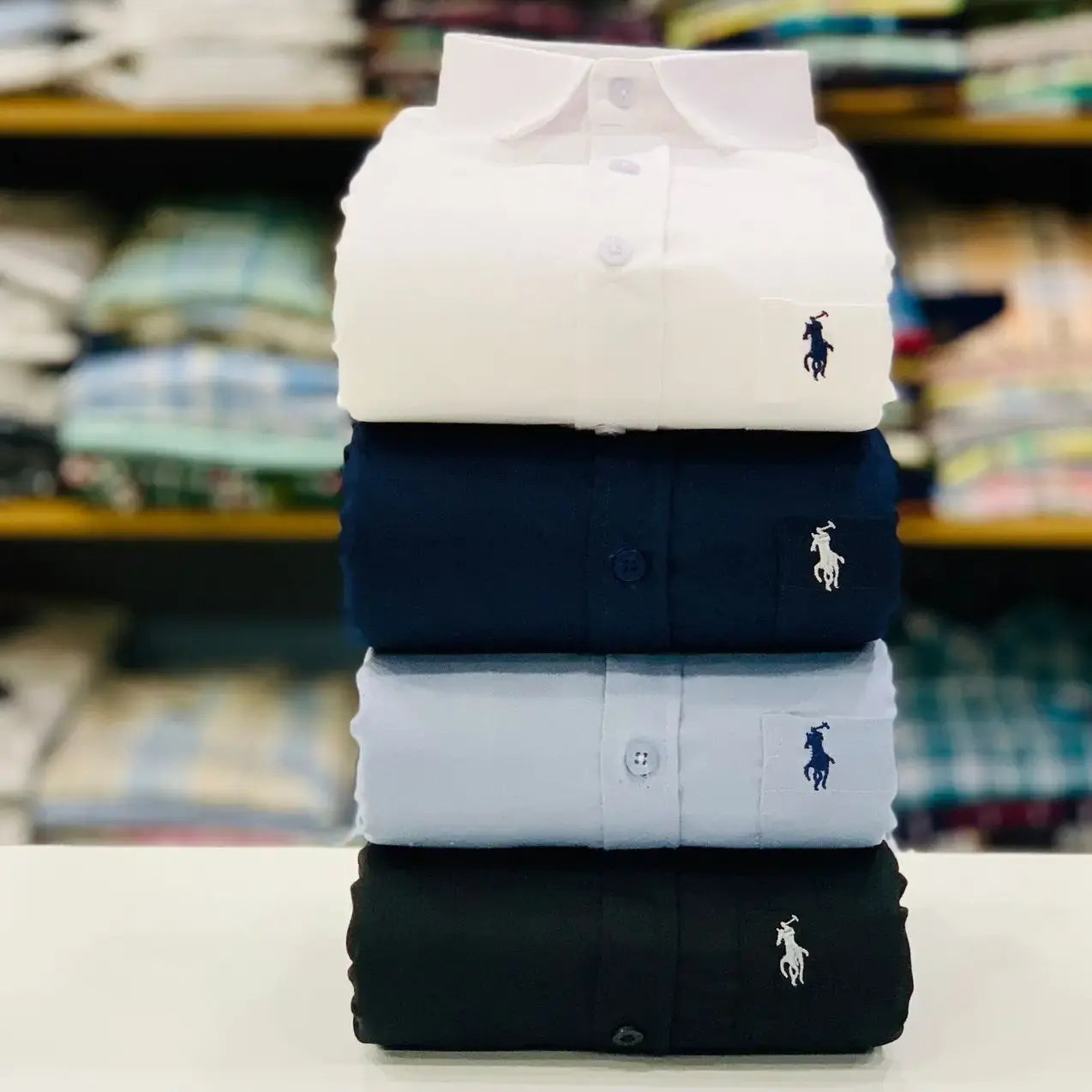 RL Polo Plain Shirts Combo (pack of 4)