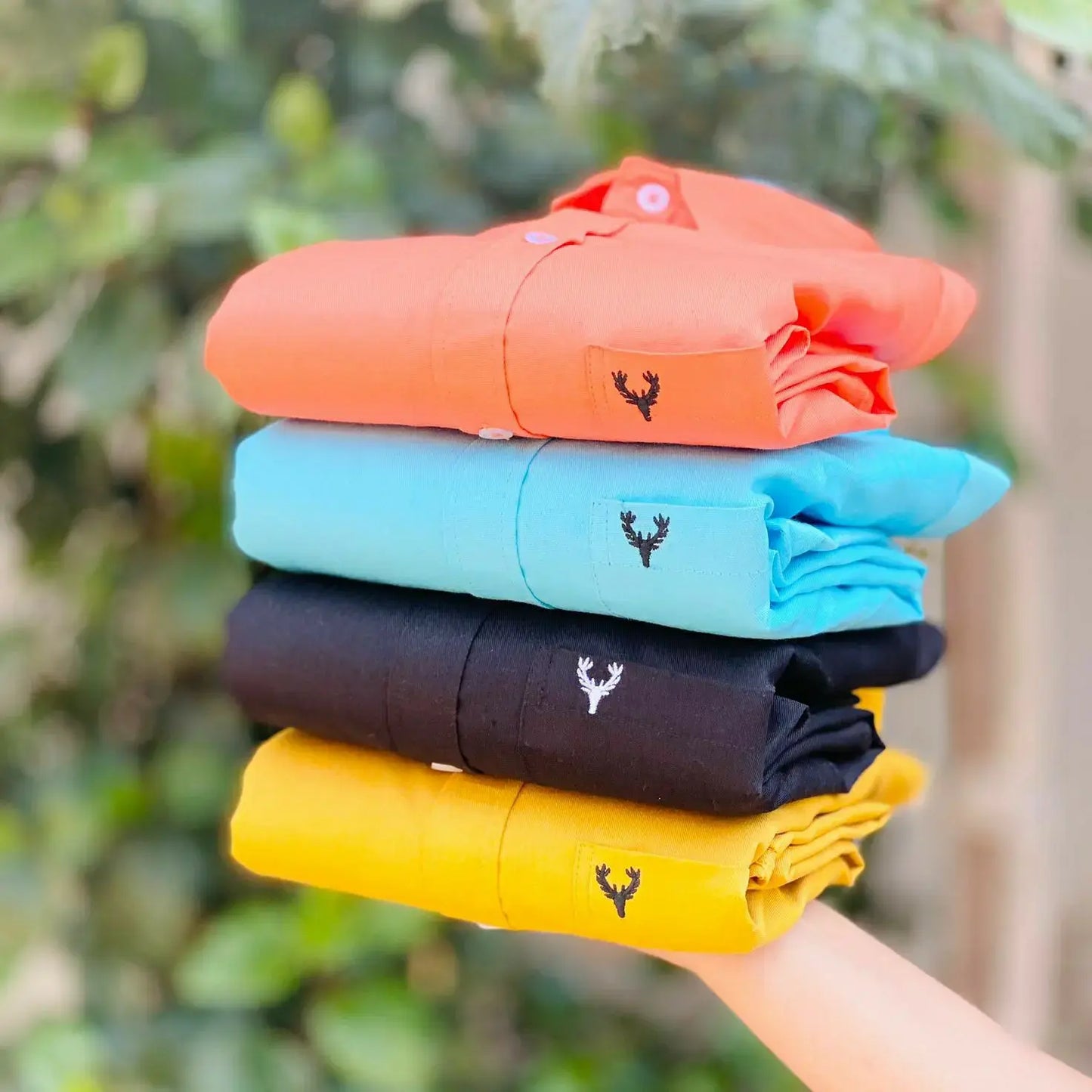 Allen Solly Plain Shirts Combo (Pack of 4)