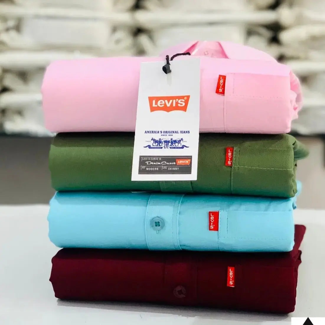 Levi's Plain Shirts Combo (Pack of 4)