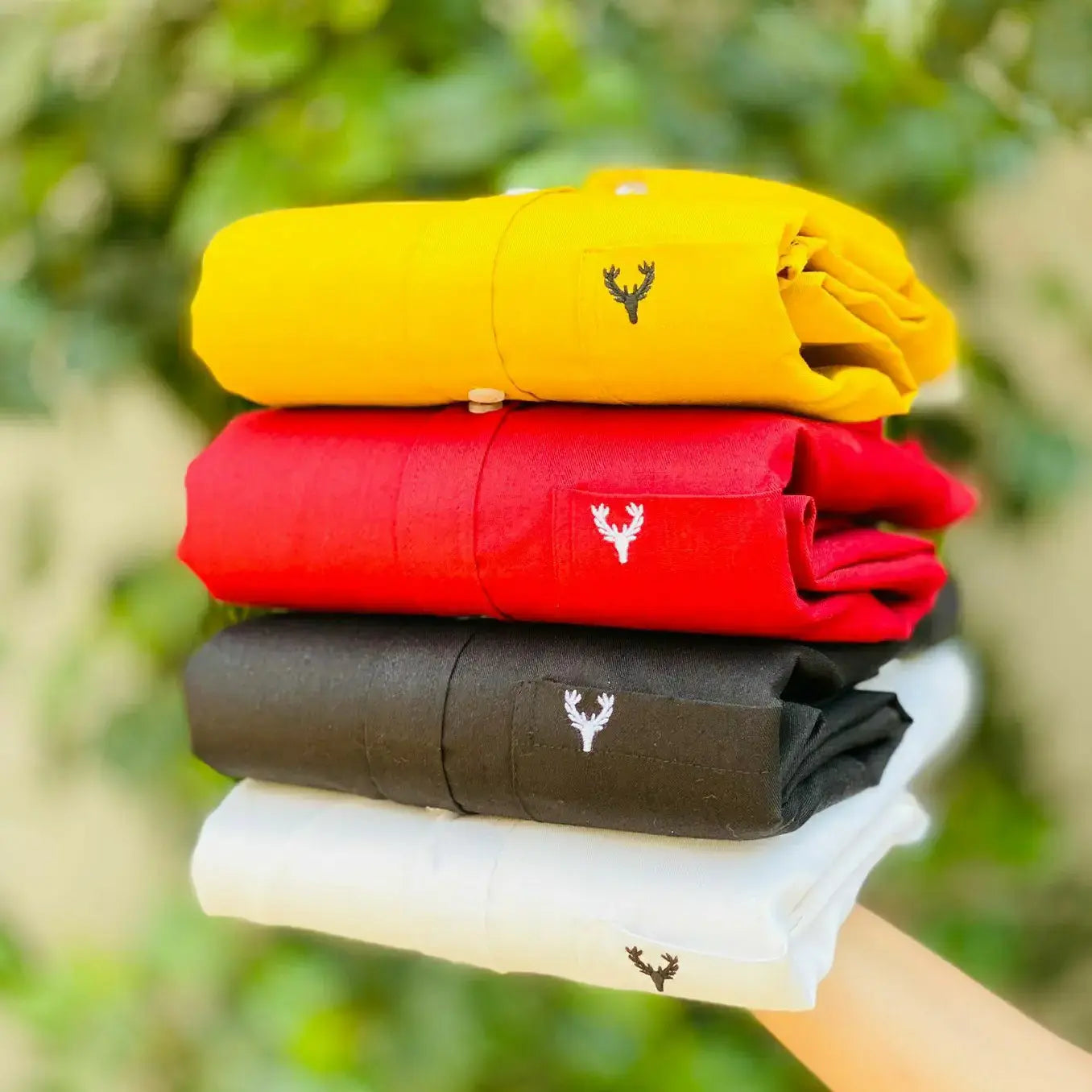 Allen Solly Plain Shirts Combo (Pack of 4)