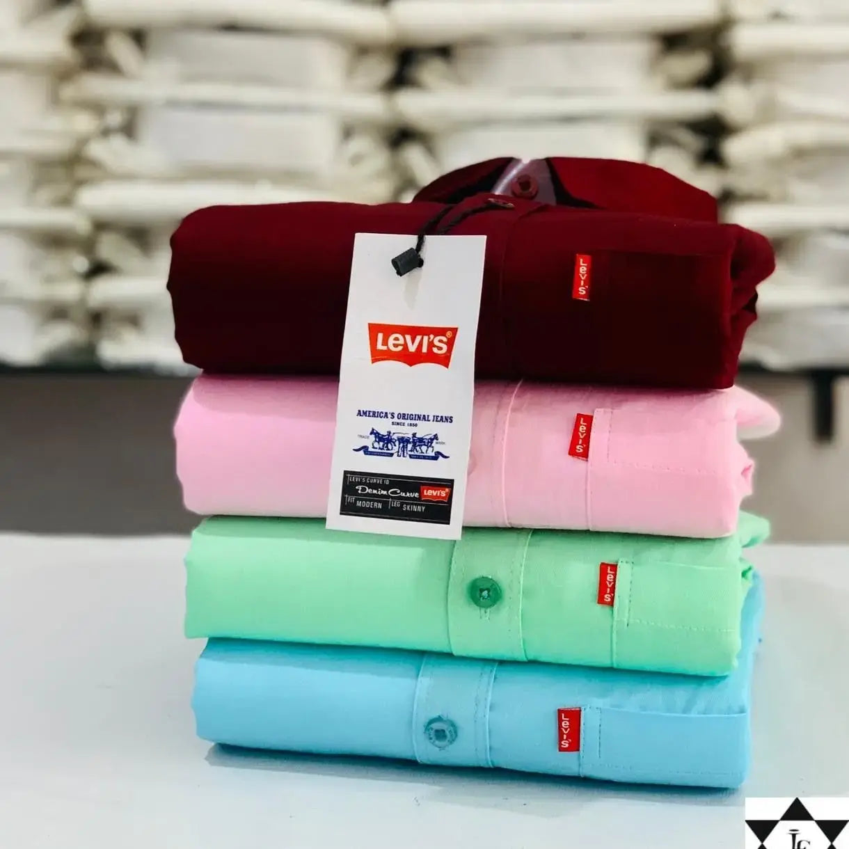 Levi's Plain Shirts Combo (Pack of 4)
