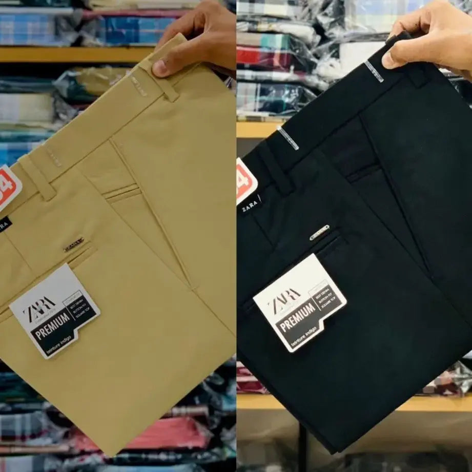 Zara Formal Pant Combo for Men – Premium Workwear Choice