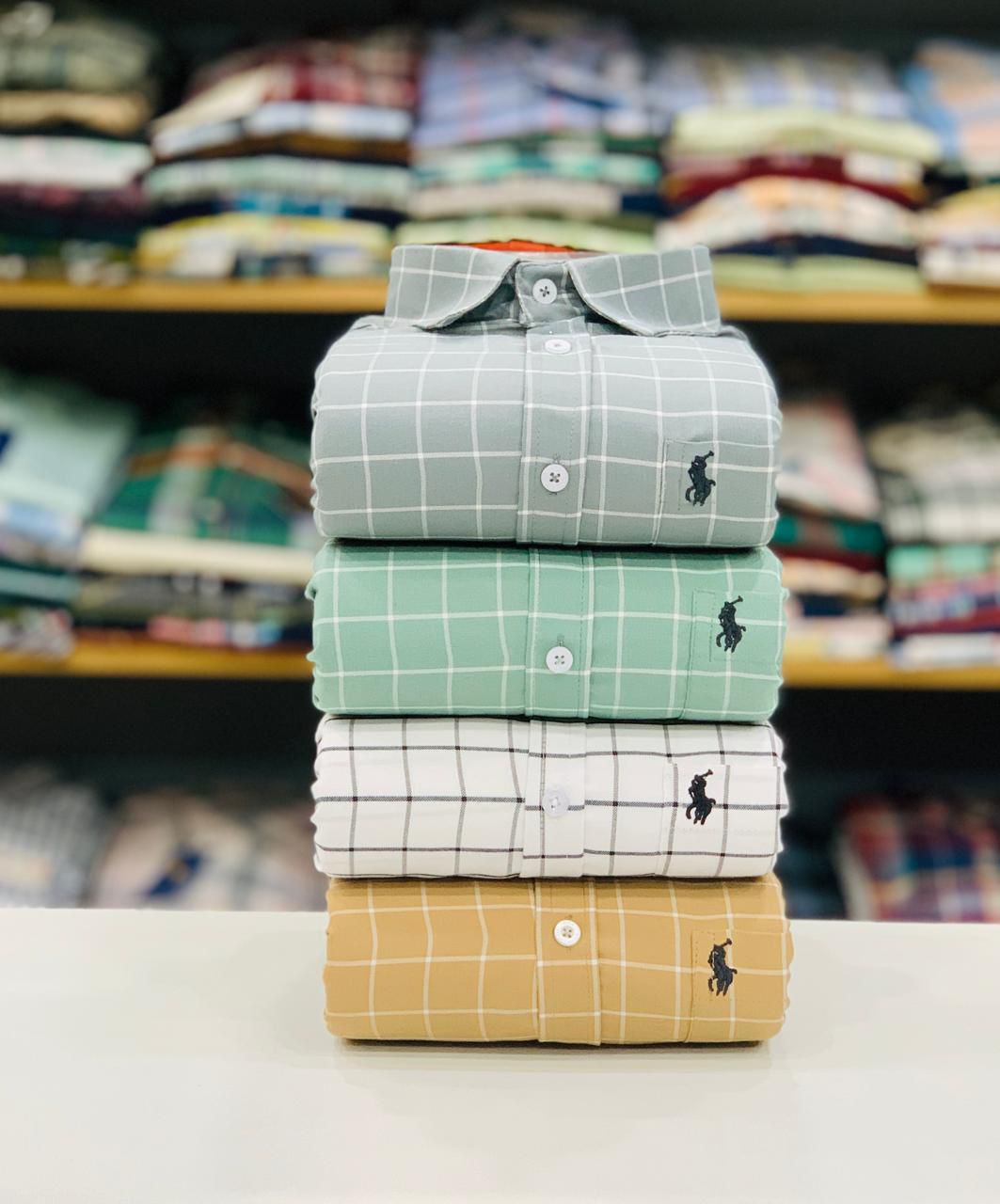 Oxford Cotton Checked Shirts Combo_2