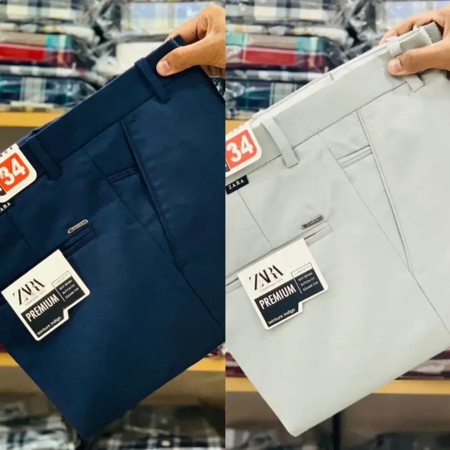 Zara Men’s Formal Pant Combo – Durable and Premium Quality