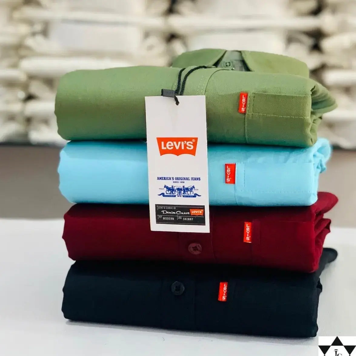 Levi's Plain Shirts Combo (Pack of 4)