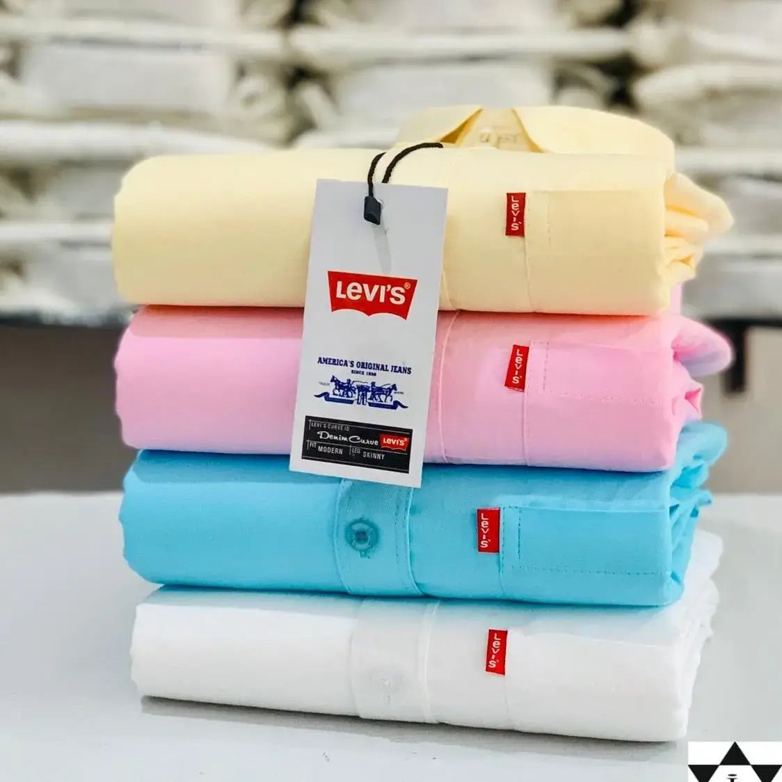 Levi's Plain Shirts Combo (Pack of 4)