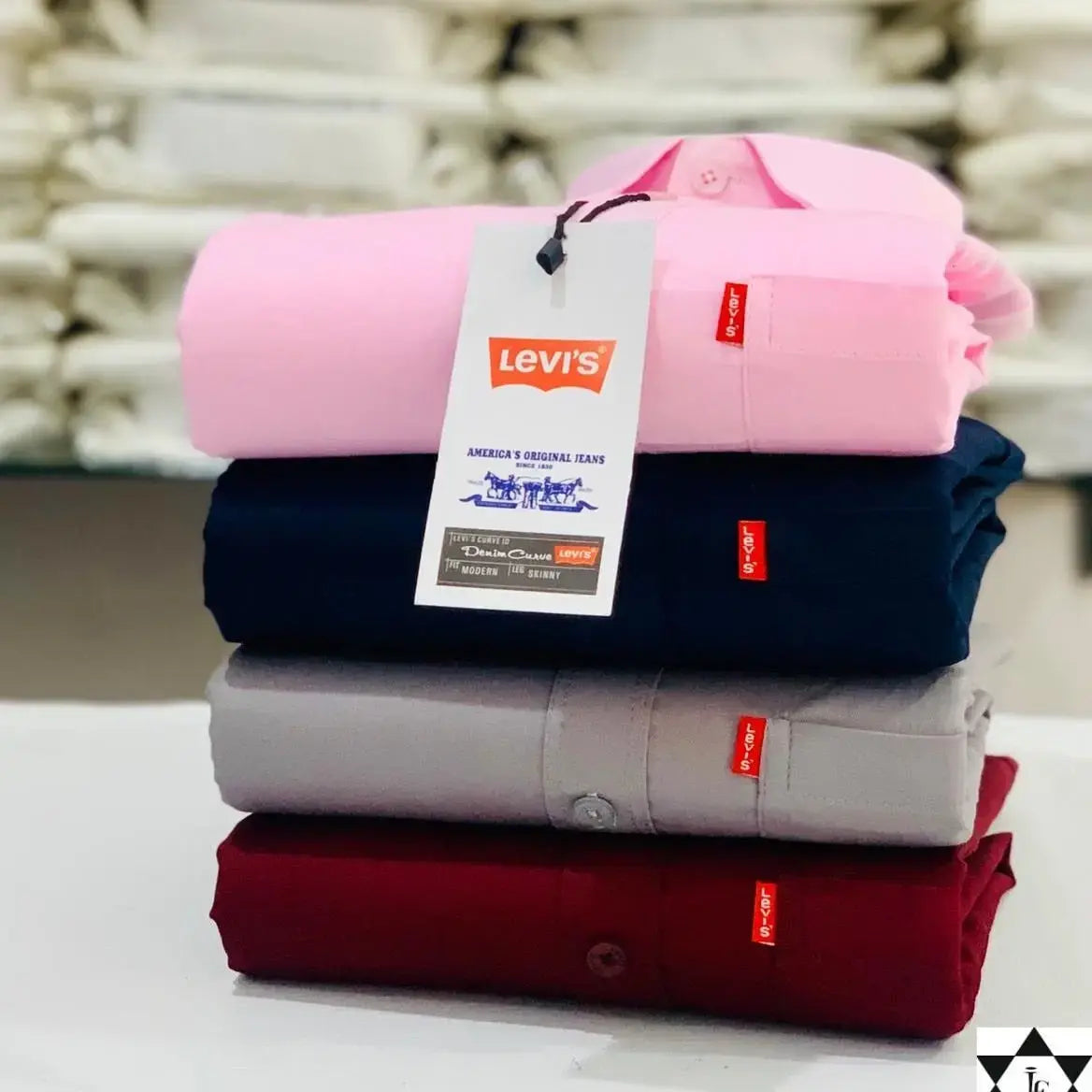 Levi's Plain Shirts Combo (Pack of 4)