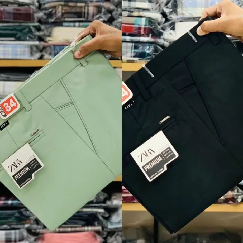 Zara Men’s Formal Pants Combo – Elegant Business Attire