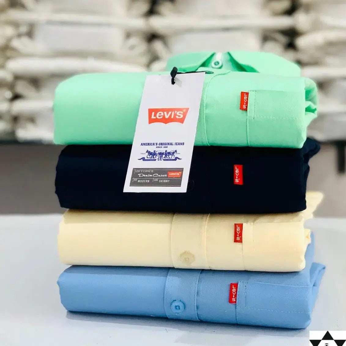 Levi's Plain Shirts Combo (Pack of 4)