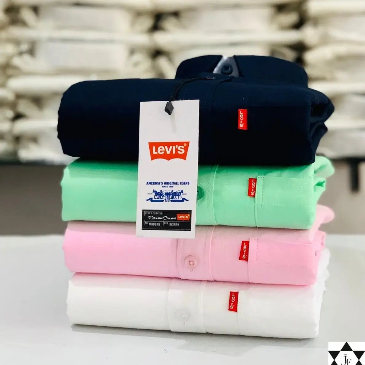Levi's Plain Shirts Combo (Pack of 4)