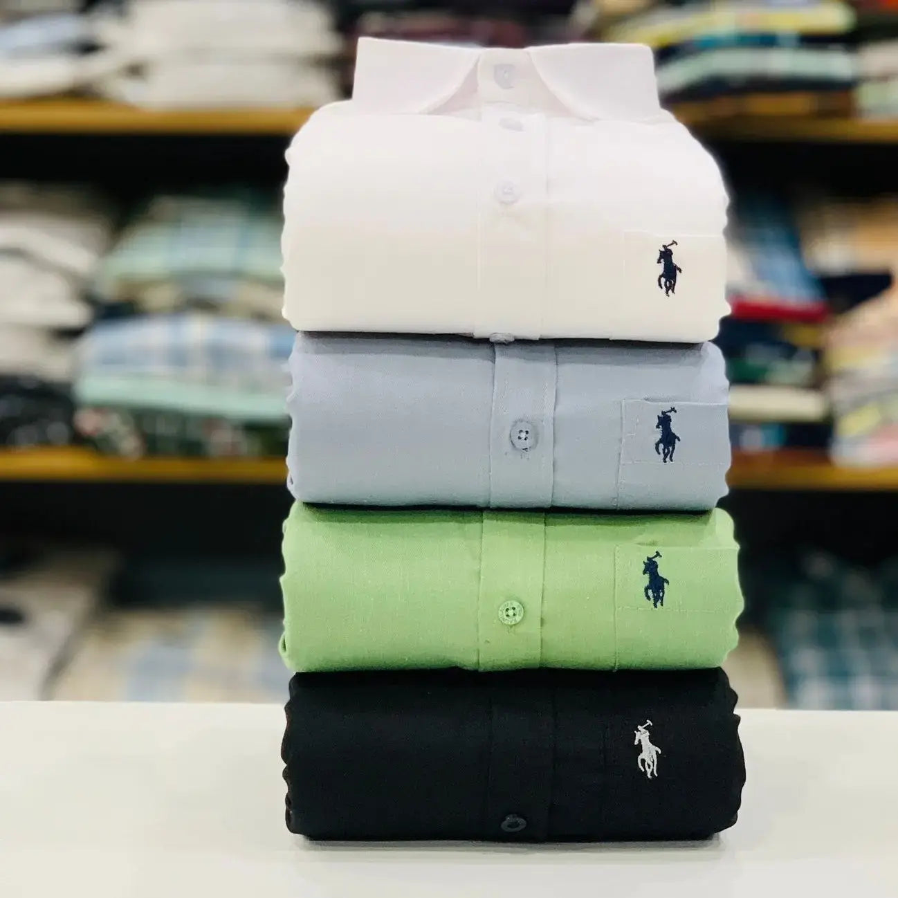 RL Polo Plain Shirts Combo (pack of 4)