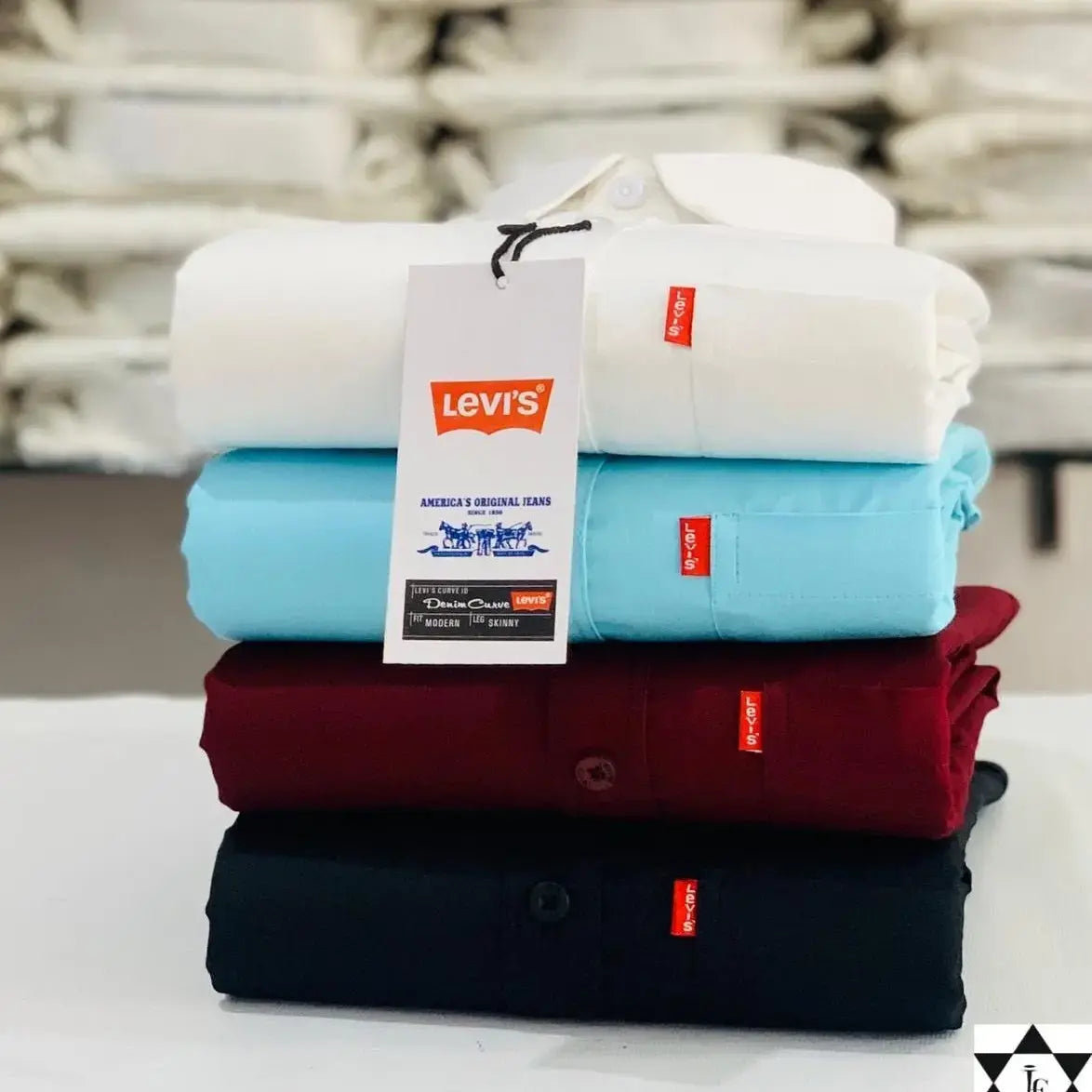 Levi's Plain Shirts Combo (Pack of 4)
