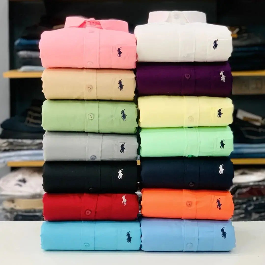 RL Polo Plain Shirts Combo