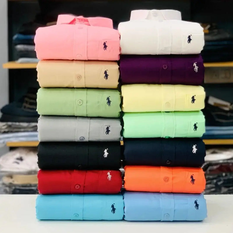RL Polo Plain Shirts Combo