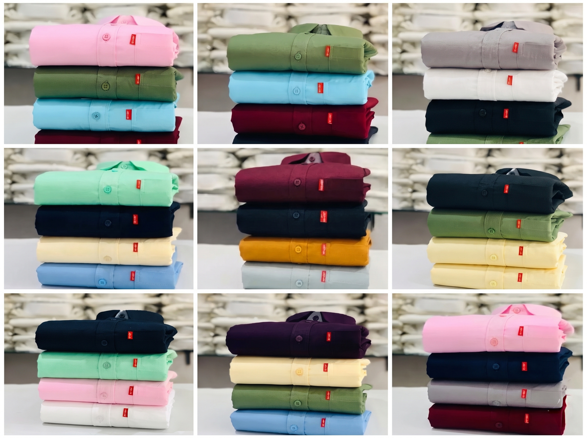 Men's Plain Shirts Collection