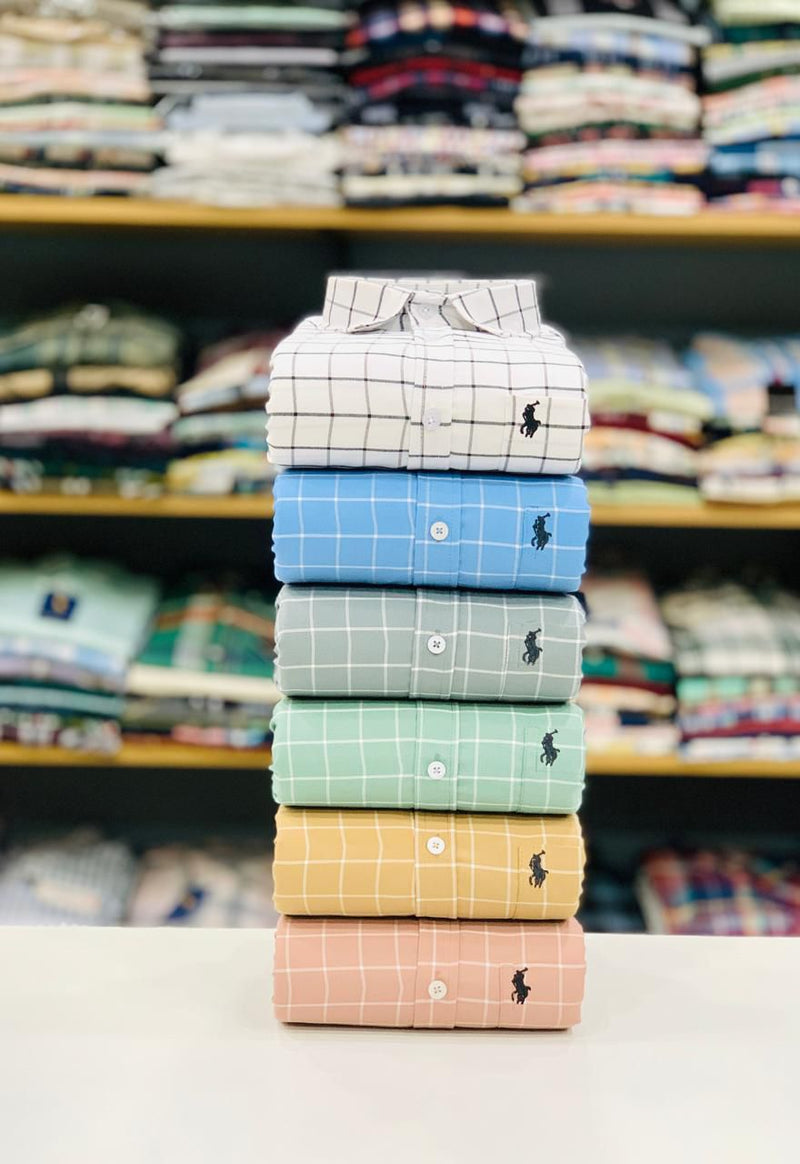 Cotton Oxford Checked Shirts Combo