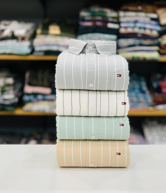 Men's Oxford Fabric Lining Shirts Combo