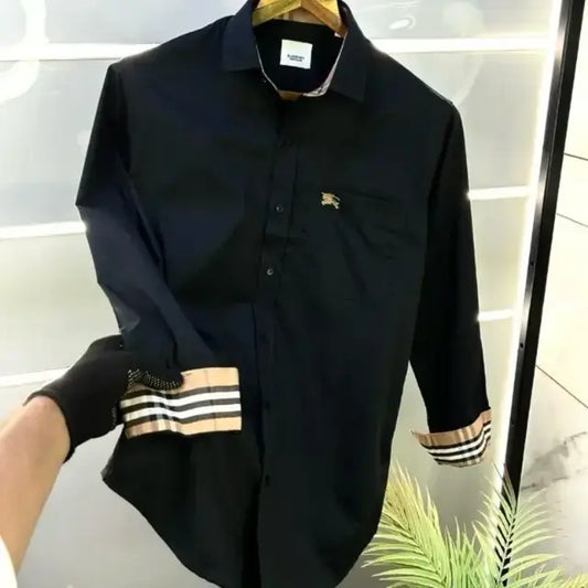 Burberry Premium Quality Black Shirt