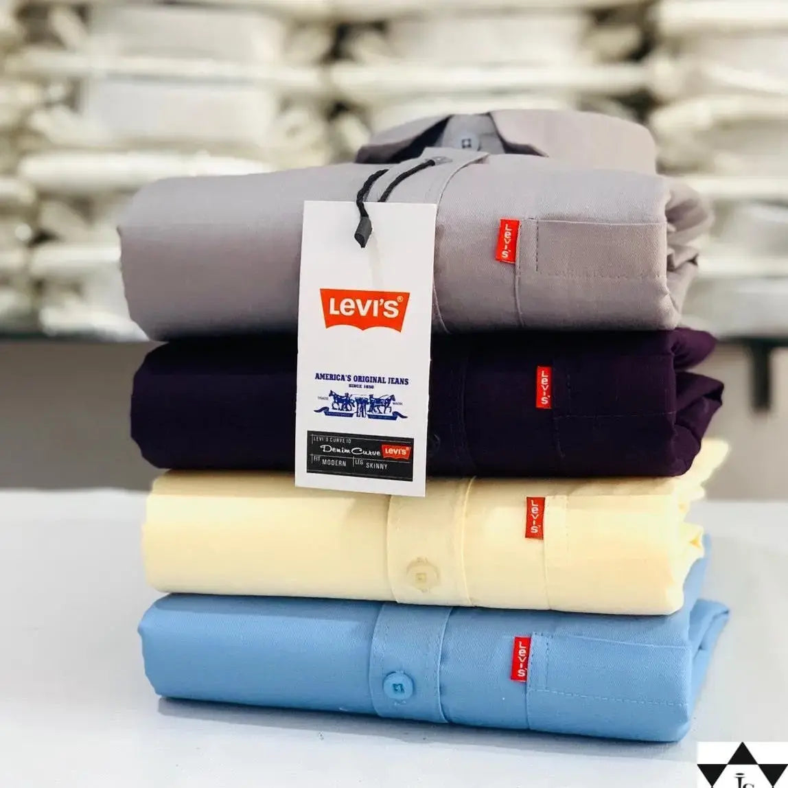 Levi's Plain Shirts Combo (Pack of 4)