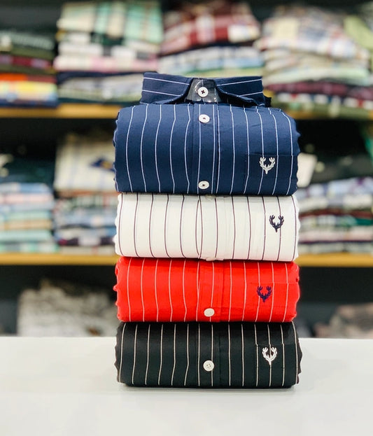 Allen Solly Lining Shirts Combo - Pack of 4