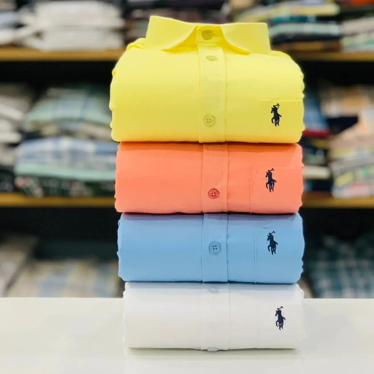 RL Polo Plain Shirts Combo (pack of 4)