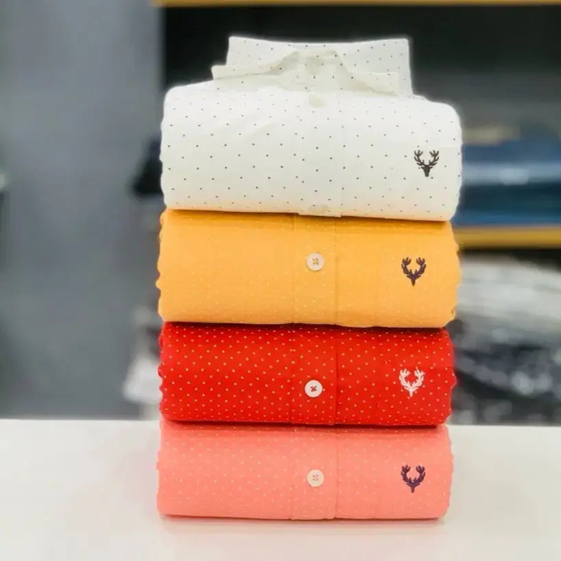 Allen Solly Dotted Shirts Combo (Pack of 4)
