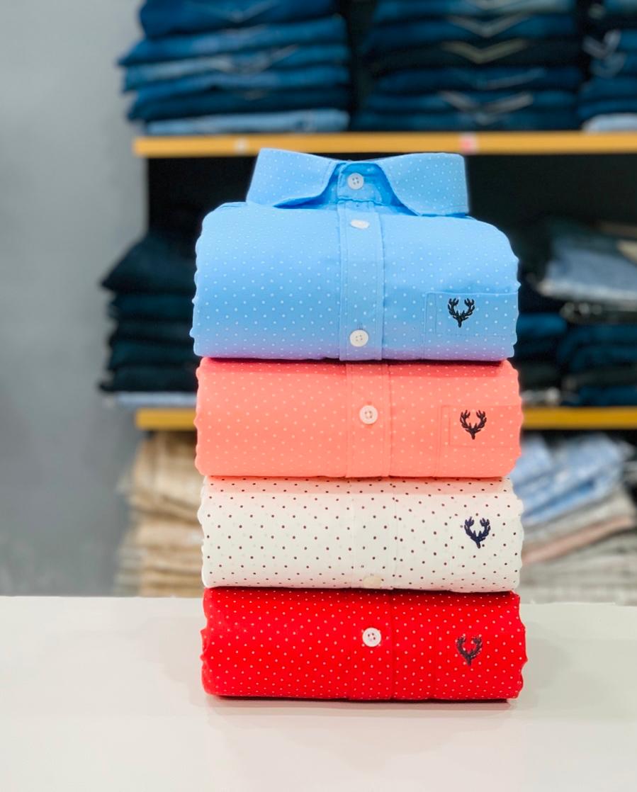 Allen Solly Dotted Shirts Combo (Pack of 4)