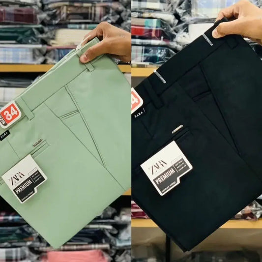 Zara Men’s Formal Pants Combo – Elegant Business Attire