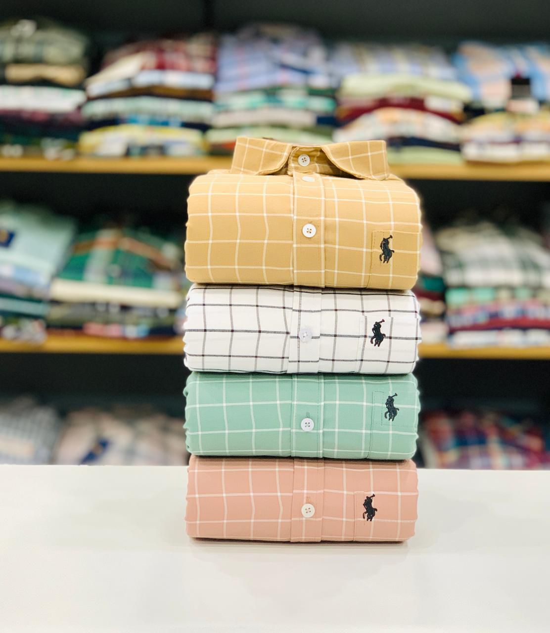 Oxford Cotton Checked Shirts Combo_5