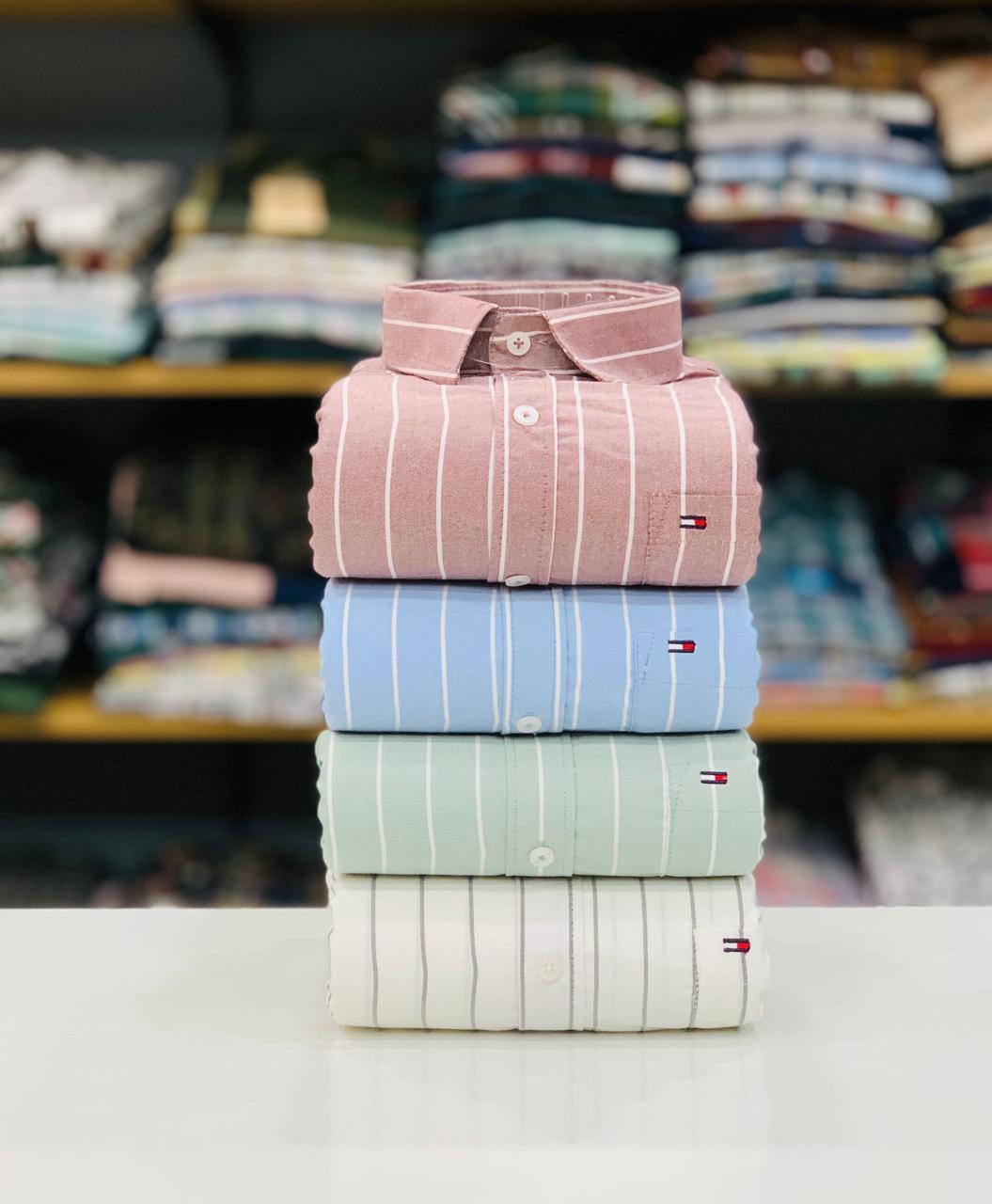 Men's Oxford Fabric Lining Shirts Combo