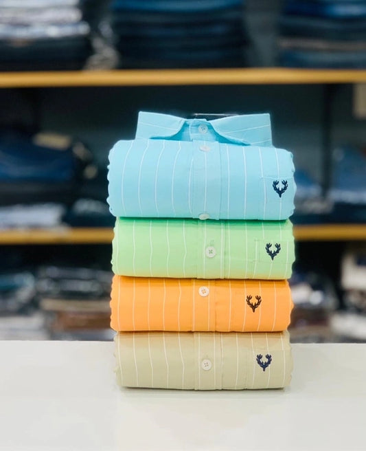 Allen Solly Lining Shirts Combo - Pack of 4