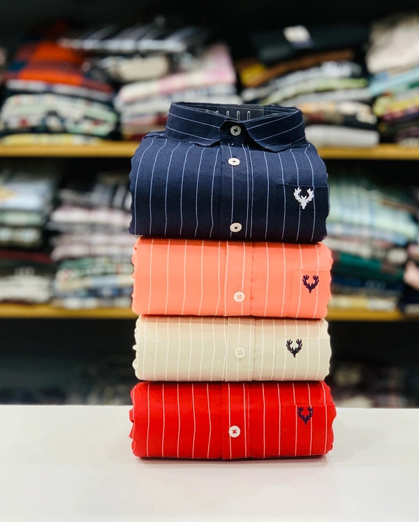 Allen Solly Lining Shirts Combo - Pack of 4