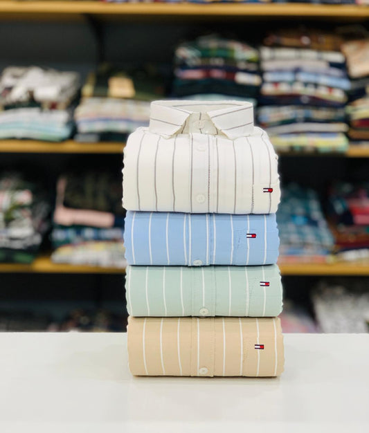 Men's Oxford Fabric Lining Shirts Combo