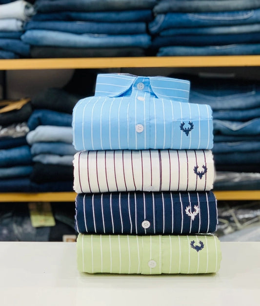 Allen Solly Lining Shirts Combo - Pack of 4