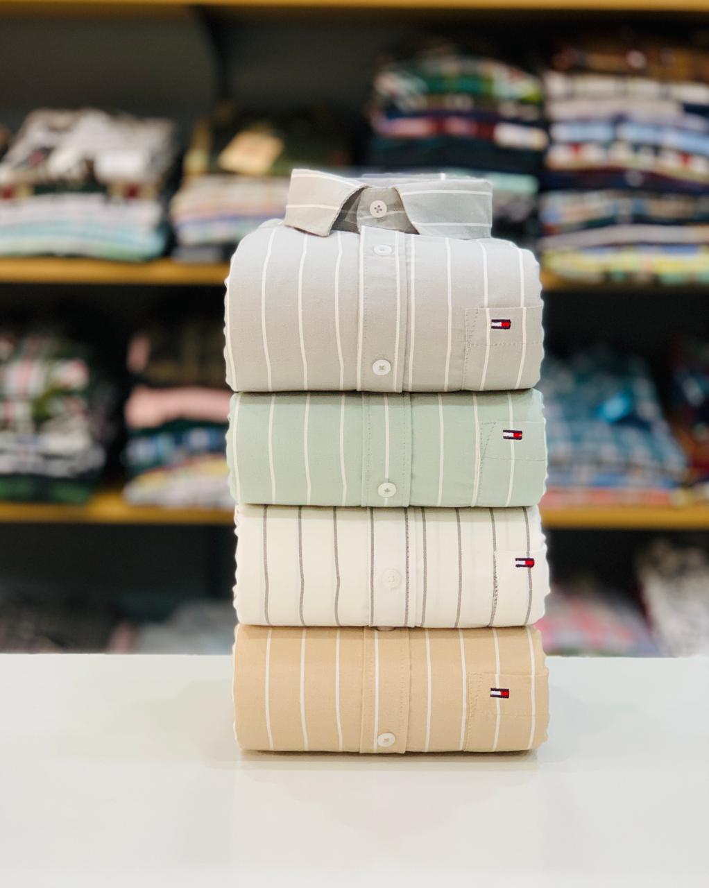 Men's Oxford Fabric Lining Shirts Combo