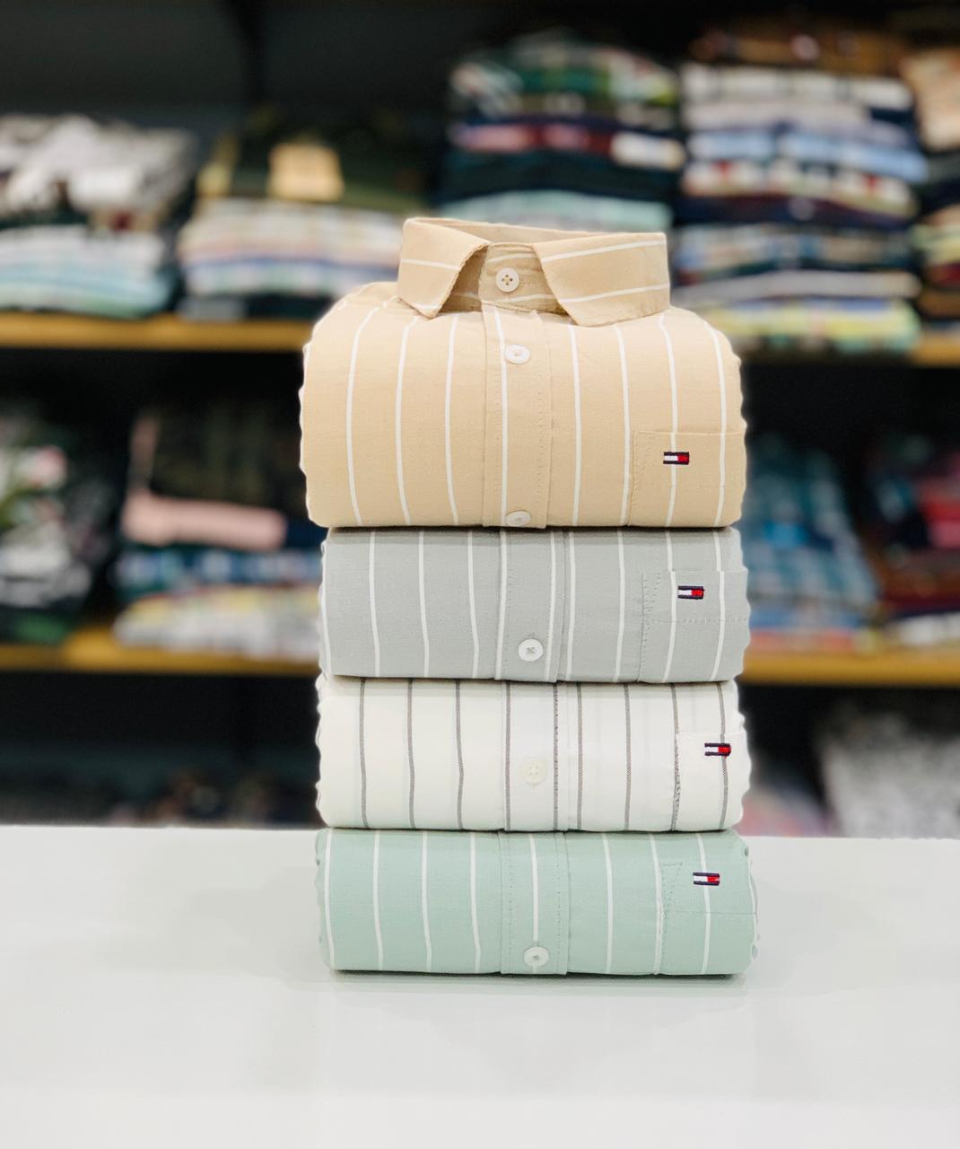 Men's Oxford Fabric Lining Shirts Combo