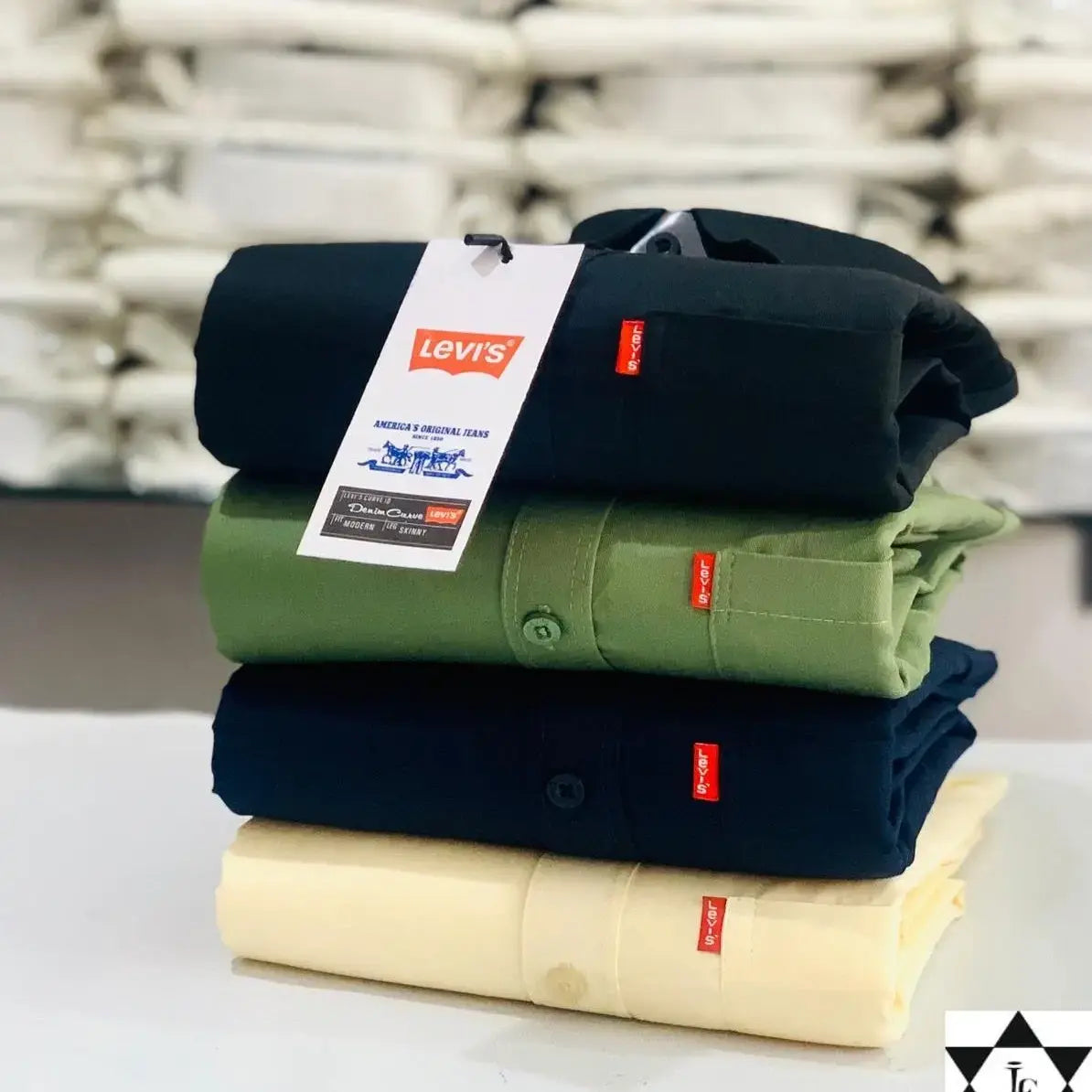 Levi's Plain Shirts Combo (Pack of 4)