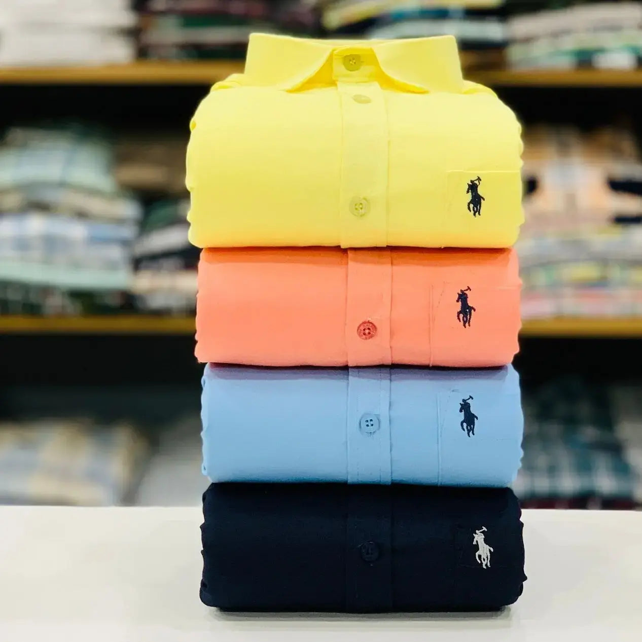 RL Polo Plain Shirts Combo (pack of 4)