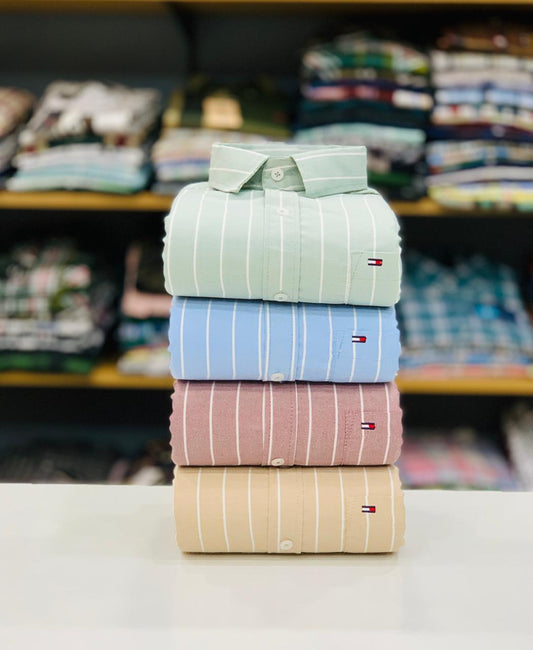 Men's Oxford Fabric Lining Shirts Combo