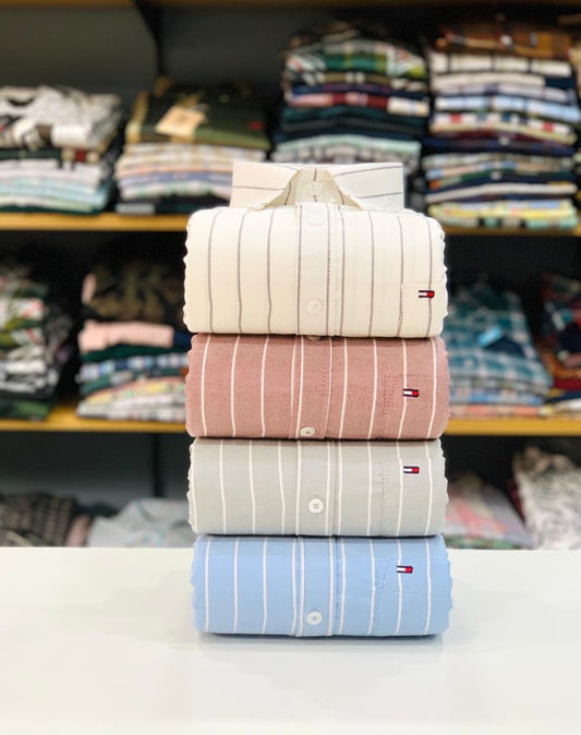 Men's Oxford Fabric Lining Shirts Combo