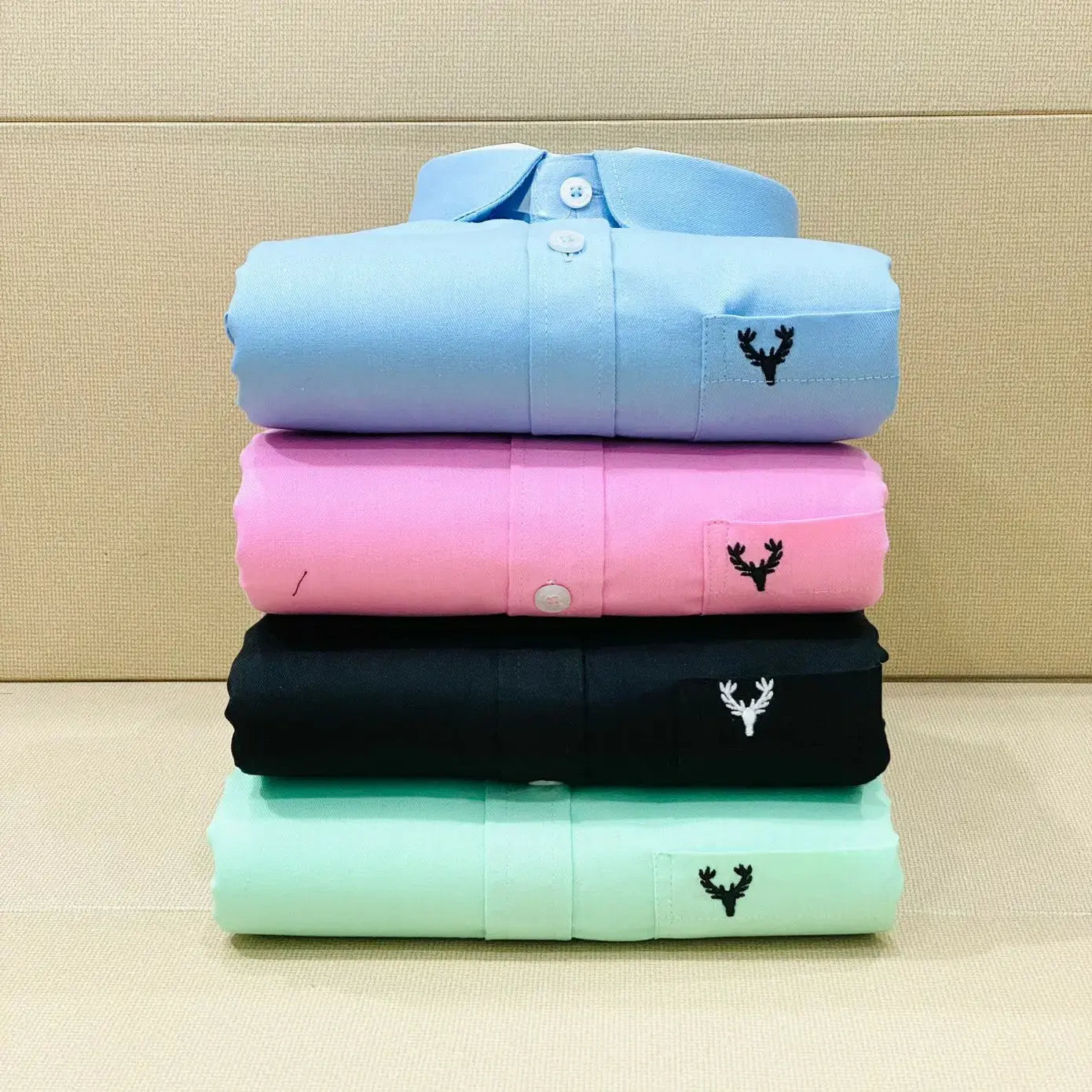 Allen Solly Plain Shirts Combo (Pack of 4)