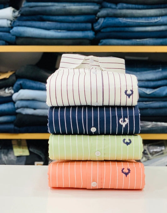 Allen Solly Lining Shirts Combo - Pack of 4