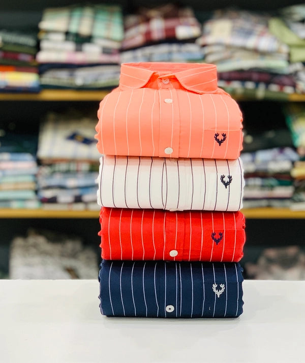 Allen Solly Lining Shirts Combo - Pack of 4