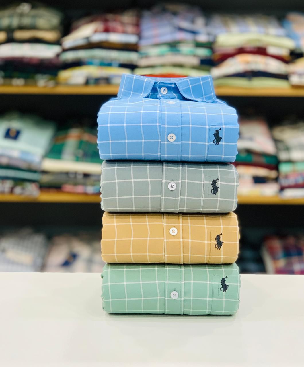Oxford Cotton Checked Shirts Combo_6